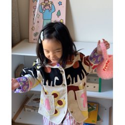 Sissel Edelbo Vilde Mini Elephant Jacket Floral Delight